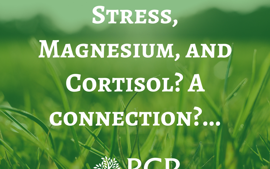 Stress, Magnesium, and Cortisol? A connection?…