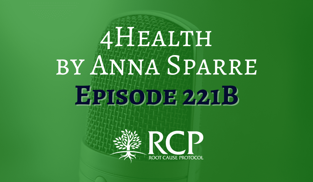 4Health by Anna Sparre | Zinc, Copper, Selenium, the Thyroid and Stress | Episode 221b | September 25, 2019