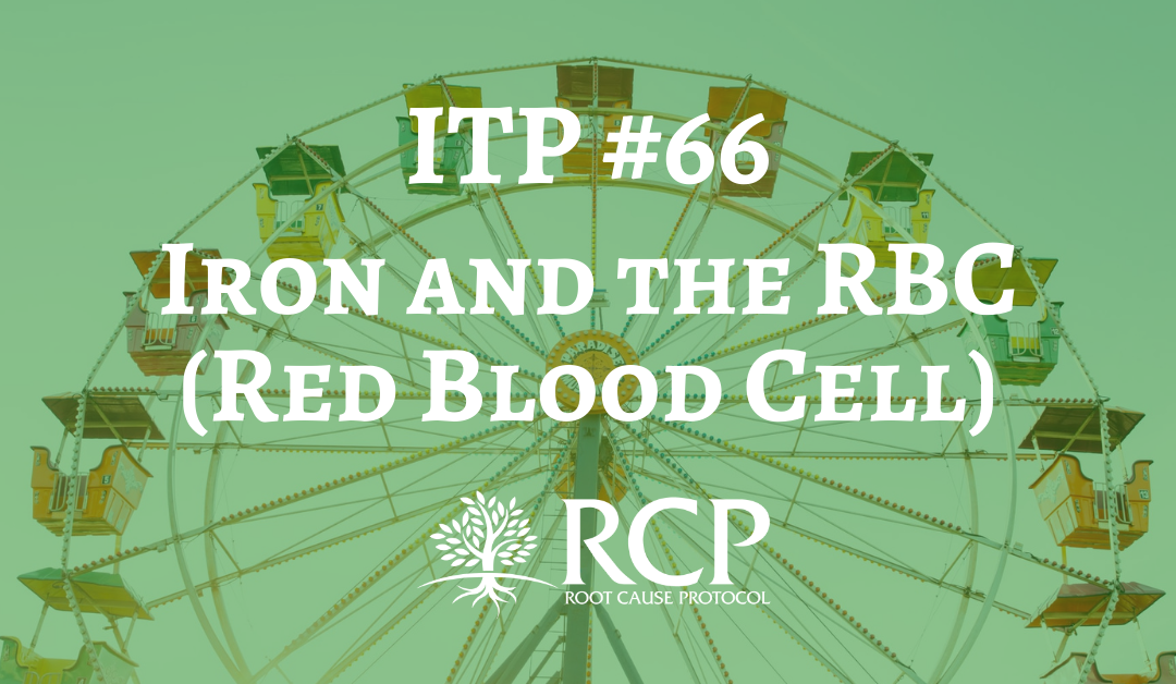 Iron Toxicity Post #66: ‘Iron and the RBC (Red Blood Cell): Is this where the assault begin?