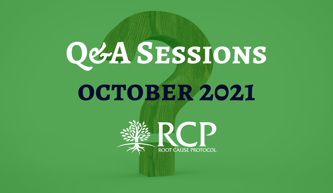 Live Q&A sessions on in October