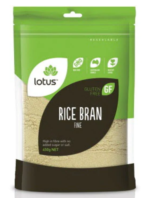 Lotus rice bran