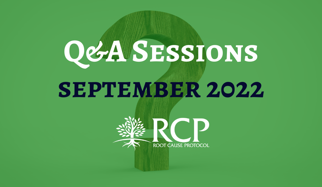 Live Q&A sessions on in September