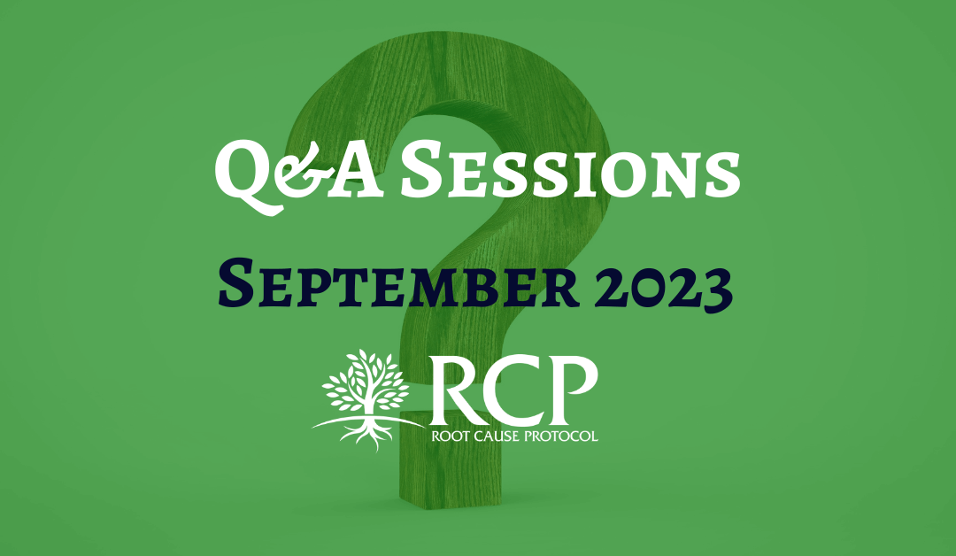 Live Q&A sessions on in September 2023