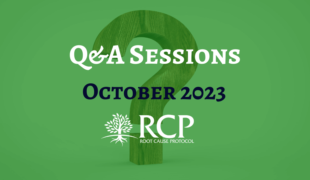 Live Q&A sessions on in October 2023