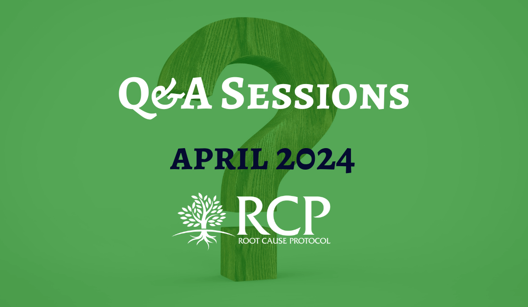 Live Q&A sessions on in April 2024