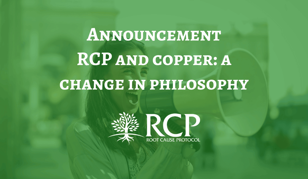 RCP and copper: a change in philosophy