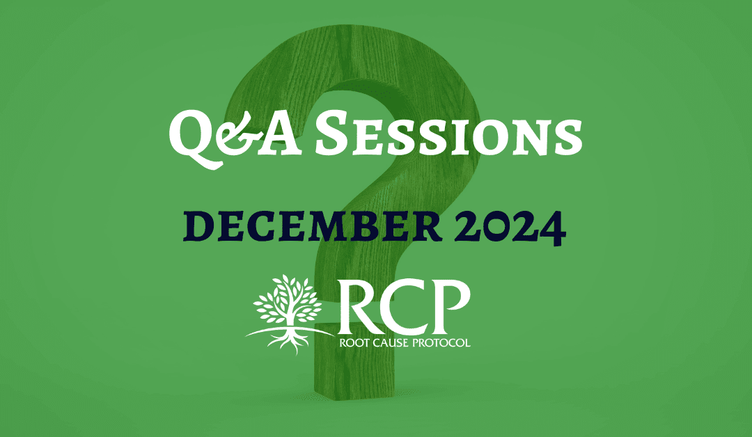 Live Q&A sessions on in December 2024